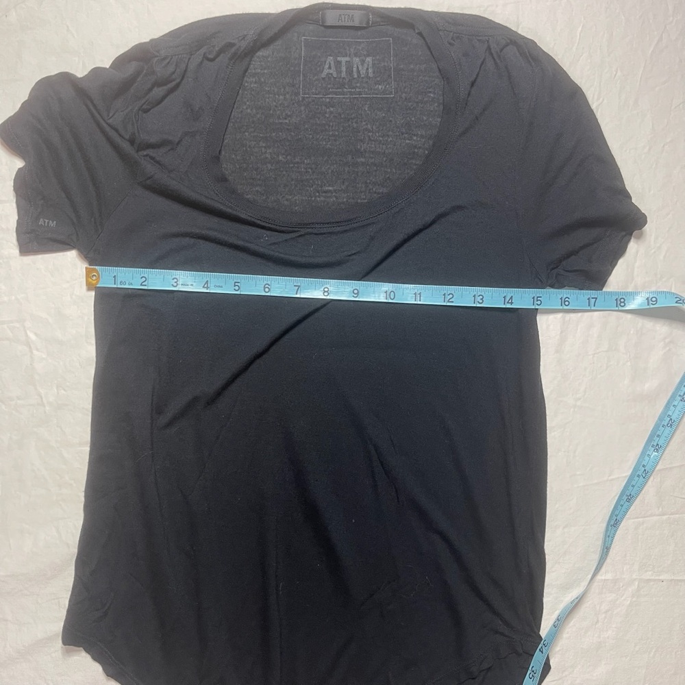 ATM Anthony Thomas Melillo Charcoal Tee - Picture 5 of 7